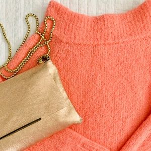 Anthropologie moth coral sweater!